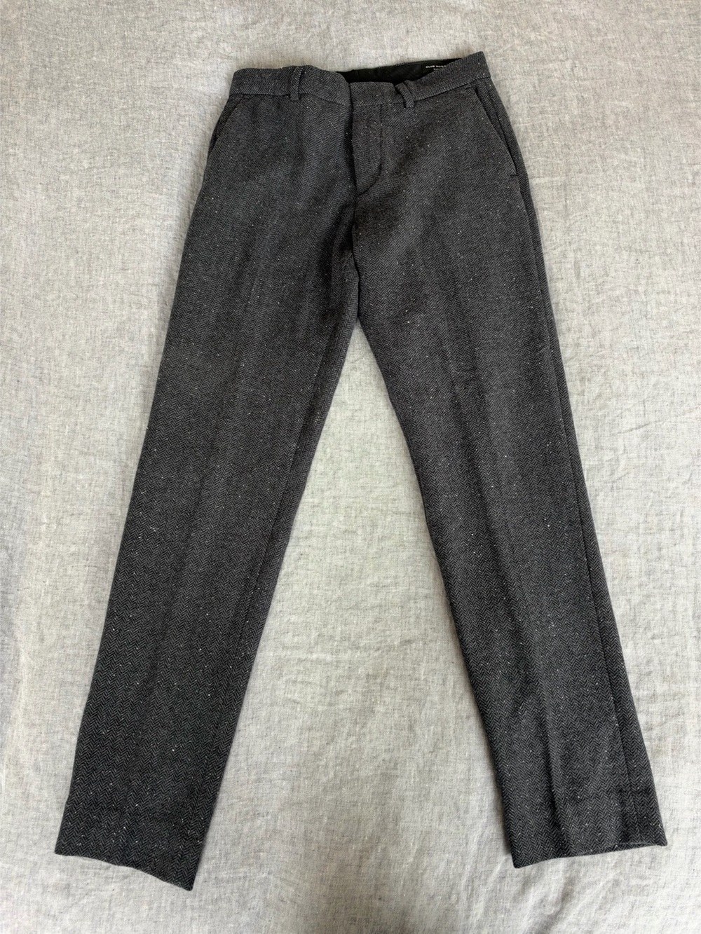 Club Monaco Sutton Slim Fit Trouser Pants Black Waist 28